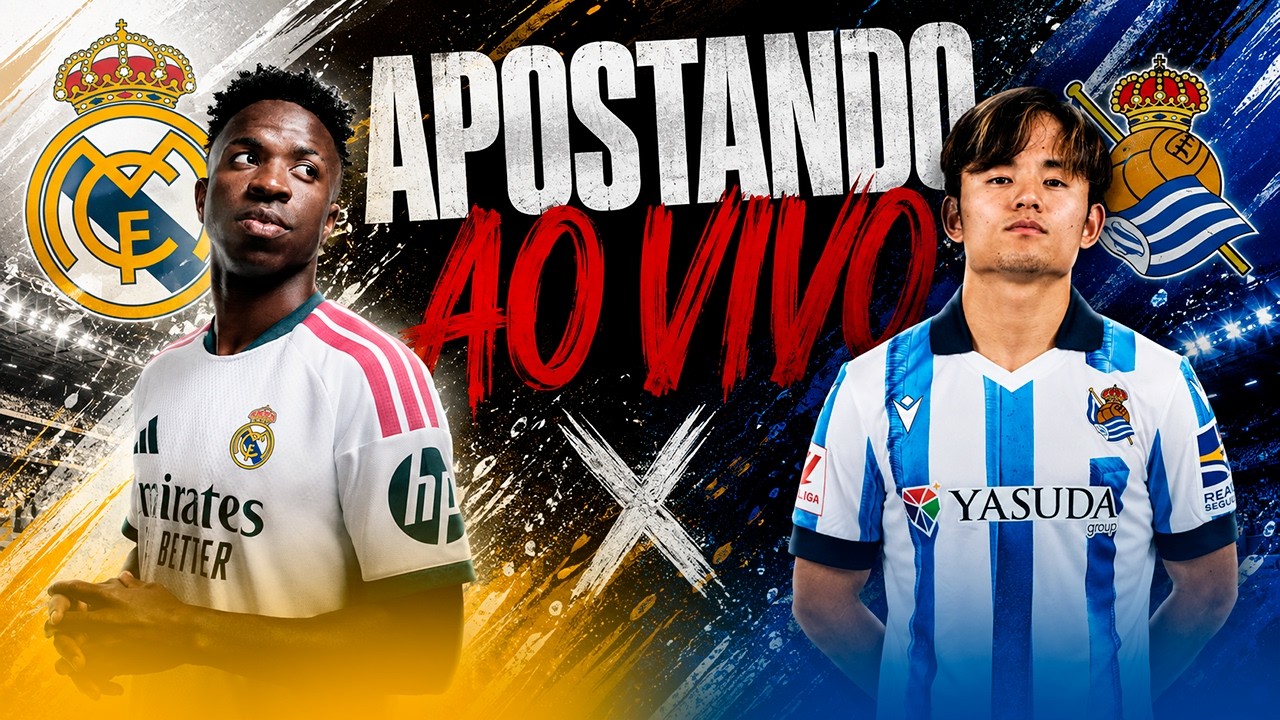 🔴 AO VIVO | REAL MADRID X REAL SOCIEDAD | REACT I APOSTAS AO VIVO - 26-08-26