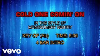 Montgomery Gentry - Cold One Comin&#39; On (Karaoke)