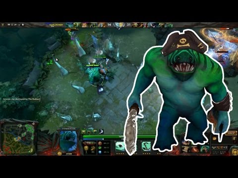 Dota 2 Gameplay #38: Tidehunter, Roaming(German)