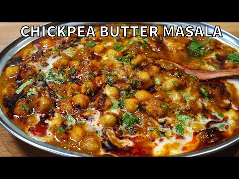 RESTAURANT STYLE CHICKPEA BUTTER MASALA (EASY TO MAKE)