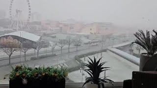 Jesolo imbianca il giorno dell'Epifania: il video della nevicata del 6 gennaio