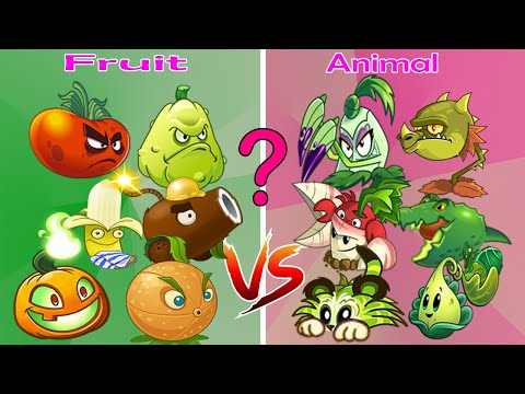Team Fruit Plant Vs Team Animal Plant - Who Will Win? -  PvZ 2 Discovery