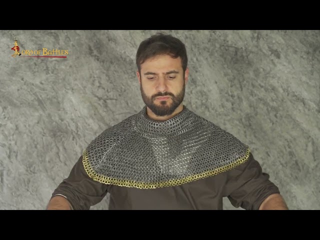Vídeo relacionado con Lord of Battles Medieval Quilted Canvas Cotton Padded Arming Cap Protector Under Armor Chainmail Coif for Larp, Renfair