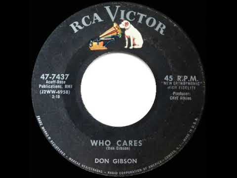 1959 HITS ARCHIVE: Who Cares - Don Gibson