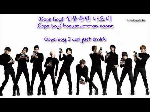 Super Junior ft. F(x) - Oops [Eng+Rom+Han]