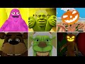 Shrek In The Backrooms ALL EVENT ENTITIES JUMPSCARES