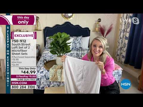 South Street Loft Set of 2 Microfiber Sheet Sets