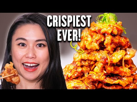 Simple Hack for EXTRA CRISPY Sweet and Sour Pork 😲  Guo Bao Rou Northeast Chinese Recipe