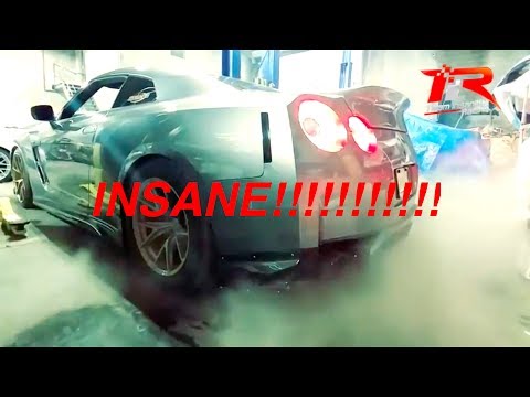 Team Insanity 2000+ HP Nissan GTR Going Crazy!!!!!