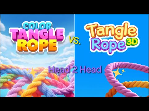 Color Tangle Rope VS. Tangle Rope 3D Walk-Through ( Which Do You Prefer?) - YouTube