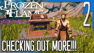 BASIC CRAFTING, BUILDING, &amp; ADVENTURING! | Frozen Flame Gameplay/Let&#39;s Play E2