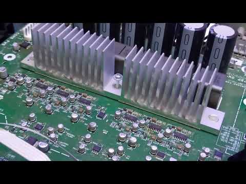 mostrando meu trabalho com SOM SONY Shake7 com PROTECT E05 os mosfets e o CRS queimado