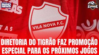 Com Guto Ferreira na beira do campo, diretoria do Vila Nova espera casa cheia na Copa Centro-Oeste