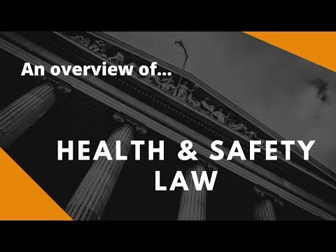 An overview of health and safety law