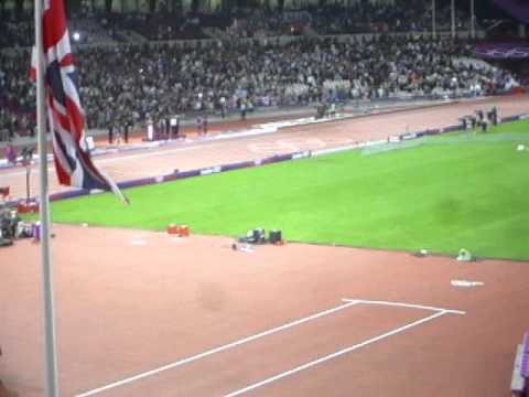 Jessica Ennis medal ceremony