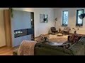 Kalfire E-one 100F in woonkamer | Elektrische haard met holografie vlamtechniek
