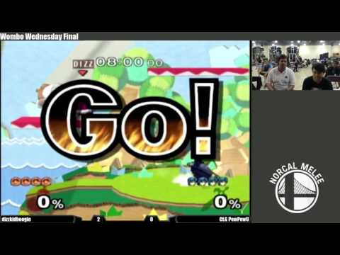 Wombo Wednesday #30 Singles Winners Semis dizzkidboogie (IC) vs CLG PewPewU (Marth)