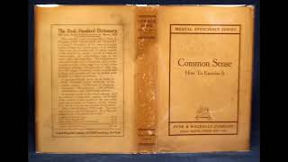 COMMON SENSE How to Exercise It