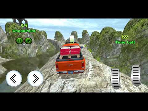 Level 4 { pickup truck driving simulator uphill 3D 2020 }