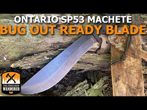 Ontario SP53 Machete Bug Out Ready Blade
