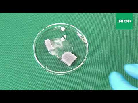 Inion BioRestore™ Plus Surgical Technique: Shaping Bioactive Glass Bone Graft Block