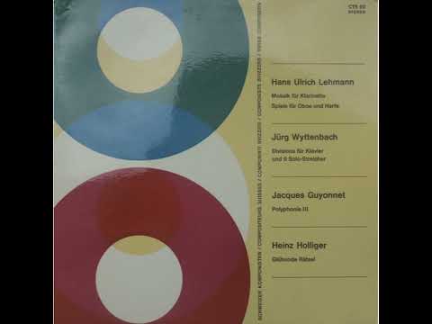 Jürg Wyttenbach - Divisions Für Klavier und 9 Solo-Streicher