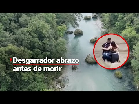 El último abrazo | Así se abrazaron tres amigos antes de morir arrastrados por un río