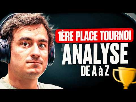 COMMENT GAGNER UN TOURNOI DE POKER: J’analyse 100% des mains de ma 1ère place !