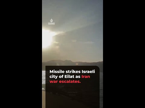 Missiles hit southern Israeli city of Eilat | AJ #shorts