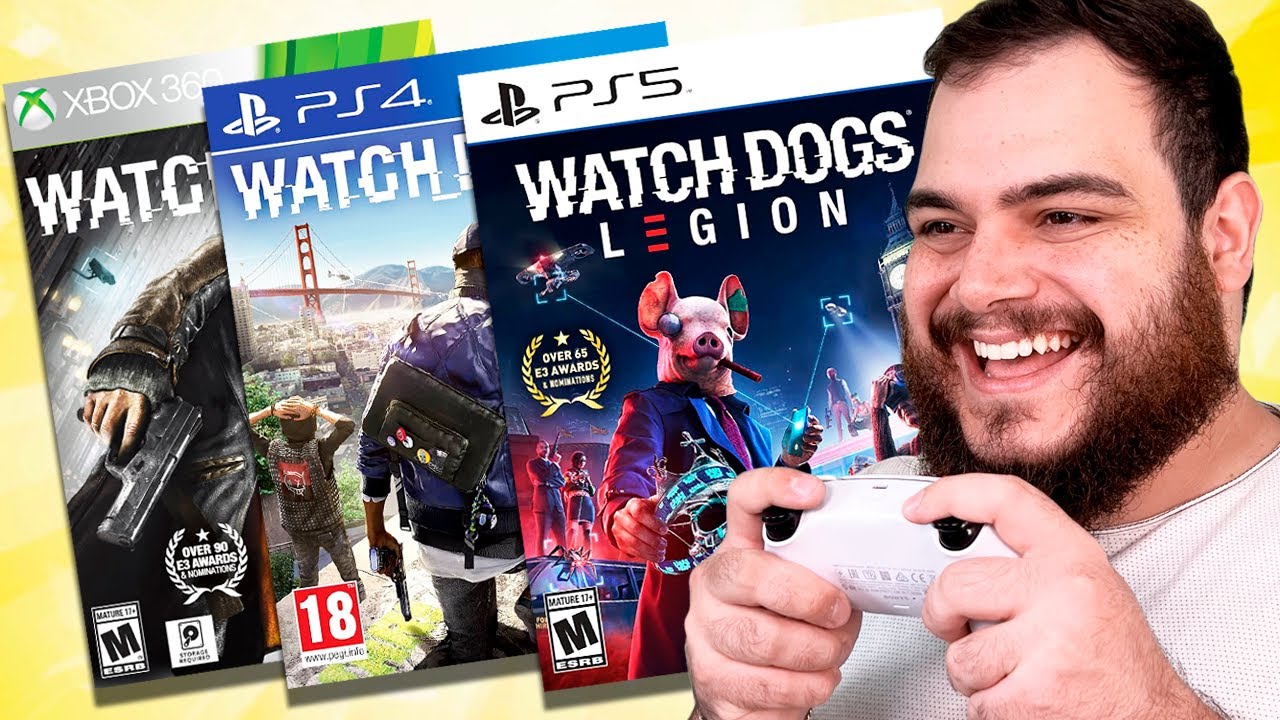 Jogando TODOS os WATCH DOGS em 1 ÚNICO VÍDEO!