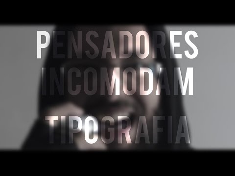 PENSADORES INCOMODAM ♫ @cauemoura  - || Mc Garden e Cauê Moura || #TIPOGRAFIA //V