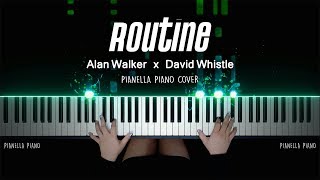 Download lagu Alan Walker x David Whistle Routine Piano Cover by....mp3