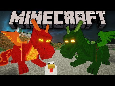 EPIC Minecraft Monster Horde Battle - Dragon Mounts, Mo' Creatures, Shaders Mod