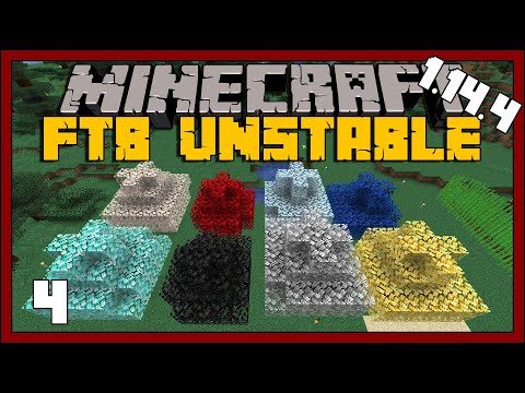 Minecraft FTB Unstable 1.14.4 - EP4 - OP Saplings & Power Generation