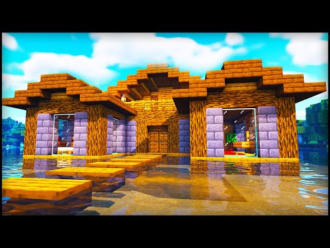 Insane Minecraft Water House Build!