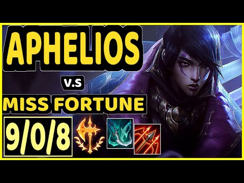 KEITH (APHELIOS) vs MISS FORTUNE - 9/0/8 KDA BOTTOM ADC CHALLENGER GAMEPLAY - NA