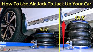How To Use An Air Jack To Jack Up A Car | VEVOR 5 Ton Air Jack