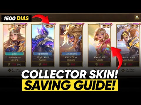 ONLY 1500 DIAS FOR 1 COLLECTOR SKIN! - SAVING TIPS NEW EXQUISITE COLLECTOR EVENT!