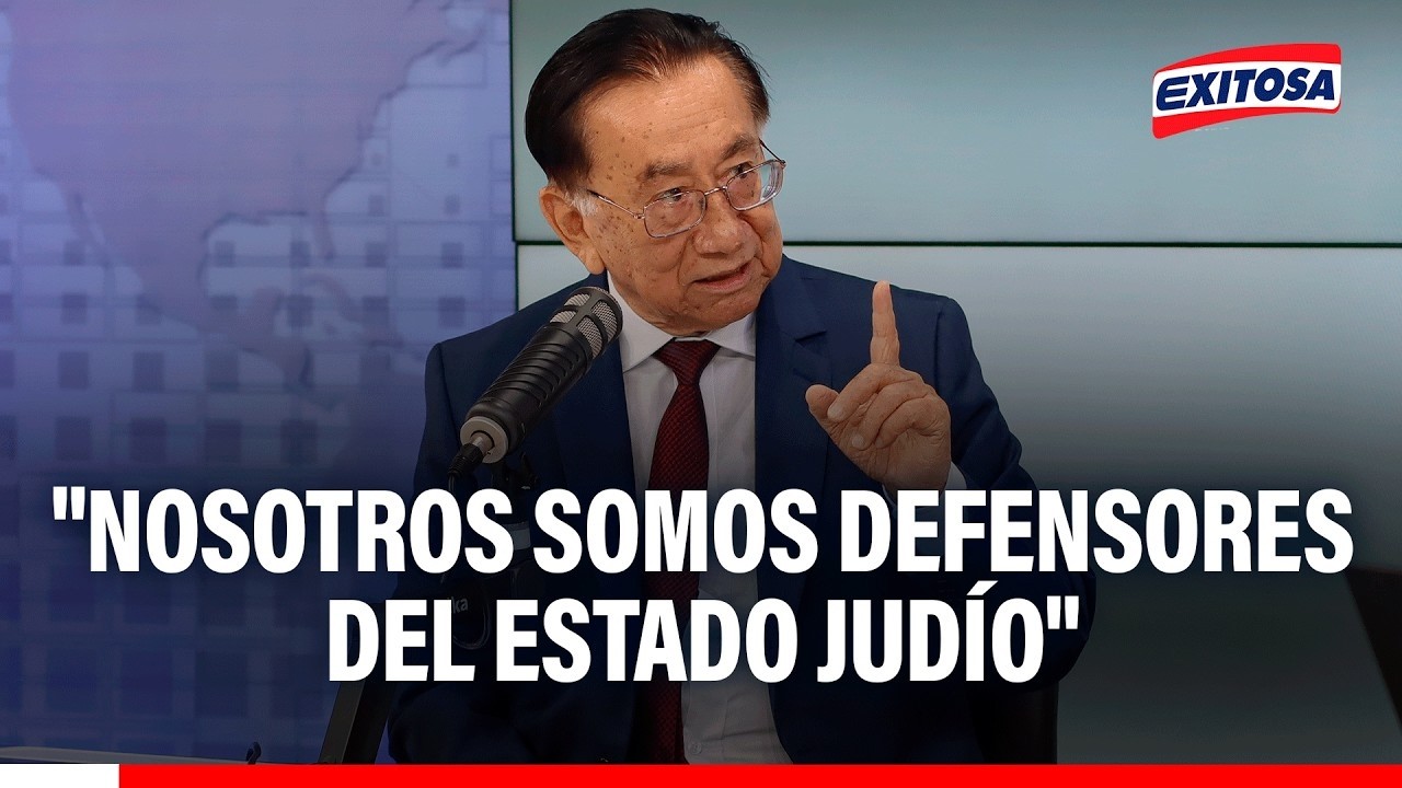 🔴🔵 Pdte. Balcázar sobre polémicas declaraciones: "Nosotros somos defensores del estado judío"