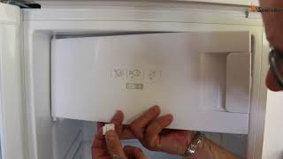 How to replace the door on your freezer compartment on your refrigerator?