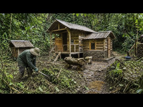 Clearing the swamp, building houses.