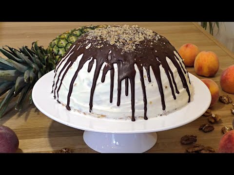 Торт «ПАНЧО» с ананасами — Очень вкусный домашний торт!