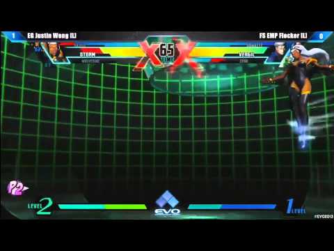 UMVC3 [EVO 2013] EVOLUTION 2013 Grand Finals Justin Wong vs EMP Flocker  [HD]