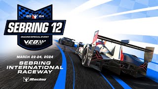 The iRacing 12 Hours of Sebring | Sebring International Raceway | Part 1