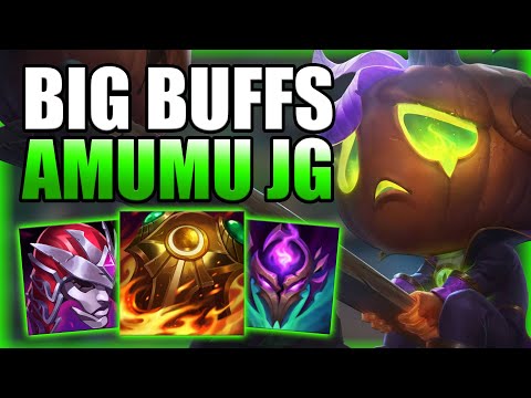 HOW TO PLAY AMUMU JUNGLE AFTER HIS PATCH 11.17 BUFFS! - Best Build/Runes S+ Guide League of Legends