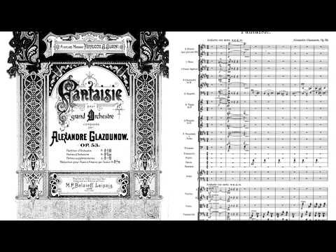 Aleksandr Glazunov - From Darkness to Light Op. 53 (audio + sheet music)