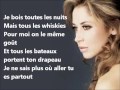 Lara Fabian Je suis malade lyrics + paroles