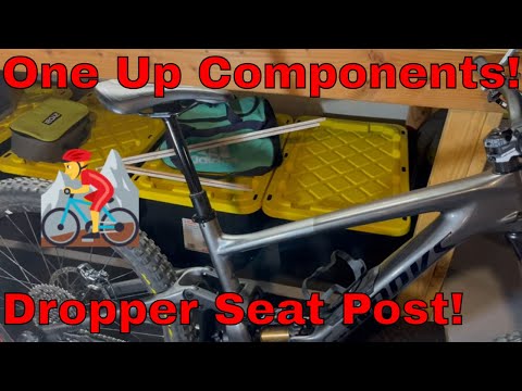 One Up Component V2 150mm Dropper Seat Post Review! 2022 S-Works Specialized Enduro Mountain Bike!