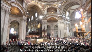 Immortal, invisible, God only wise Hymn - St Paul&#39;s Cathedral Platinum Jubilee Service