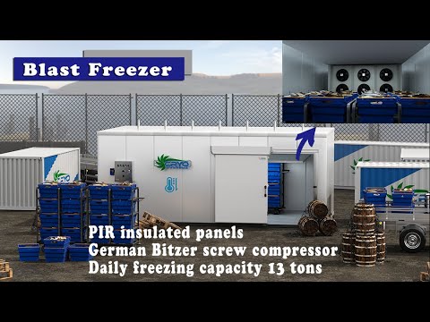 4 minutes to give you 3 different cold room designs - Cold Storage 3D